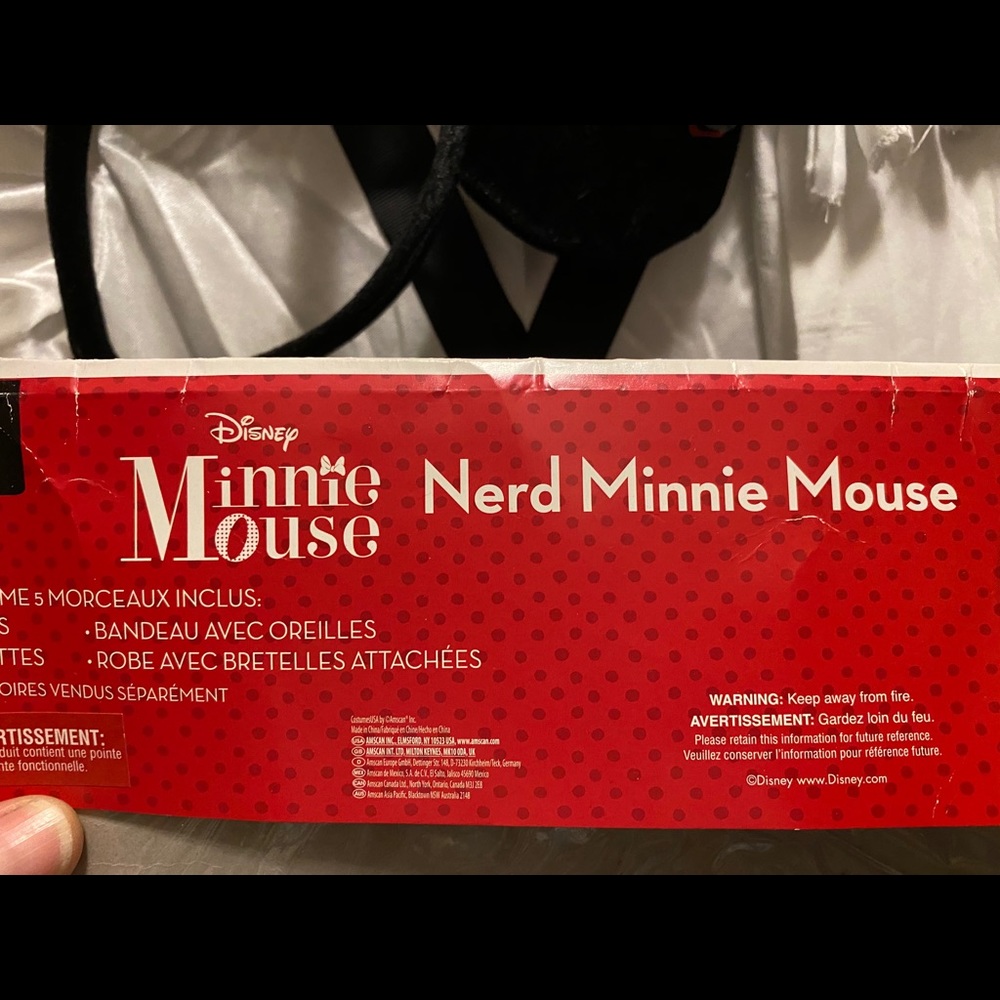 Minnie Mouse costume- Nerd Minnie size 10-12 - Picture 13 of 13